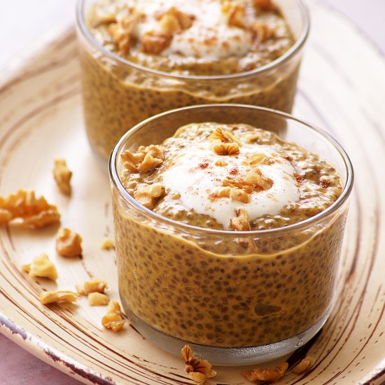 Pumpkin Spice Chia Pudding