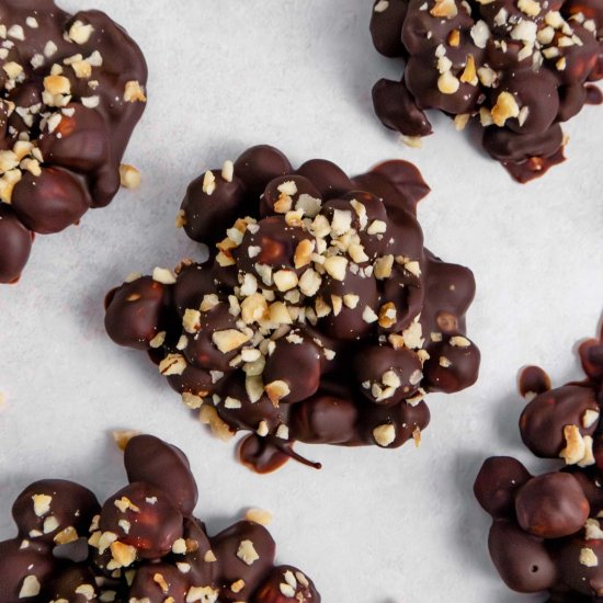 Dark Chocolate Hazelnut Clusters