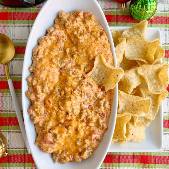 Rotel Sausage Dip with Chorizo