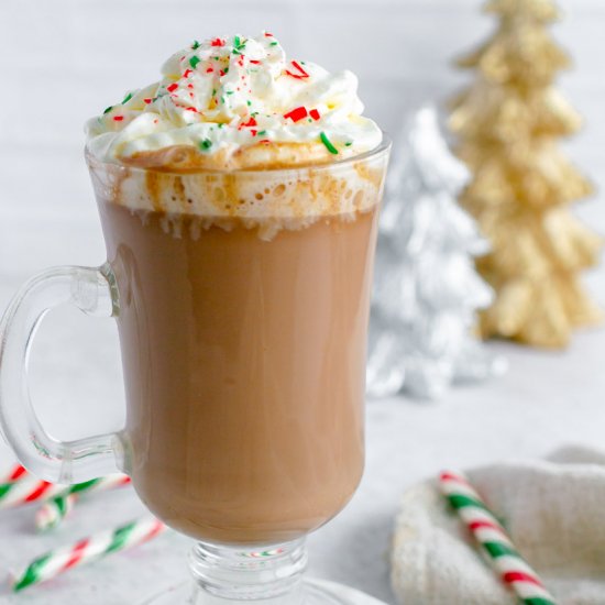 Candy Cane Hot Chocolate