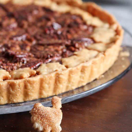 Maple Bourbon Pecan Tart