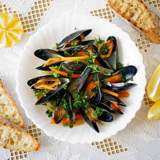 Mussels Marinière