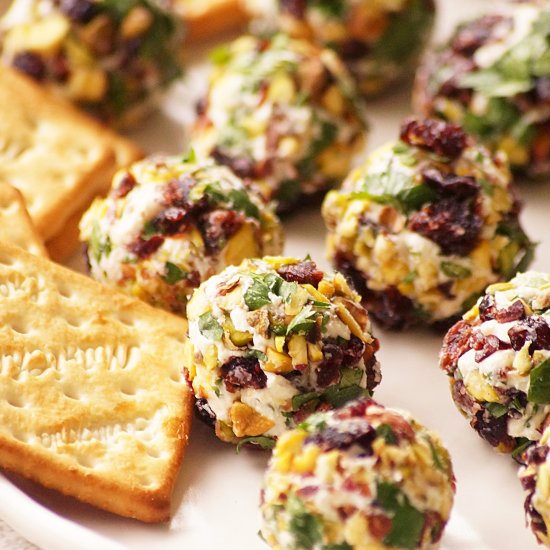 Festive Goat Cheese Balls