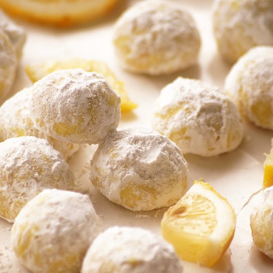 Lemon Snowball Cookies