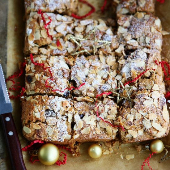 Christstollen Traybake