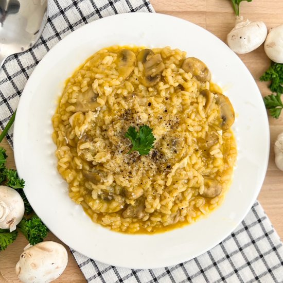 The ULTIMATE Creamy Mushroom Rice