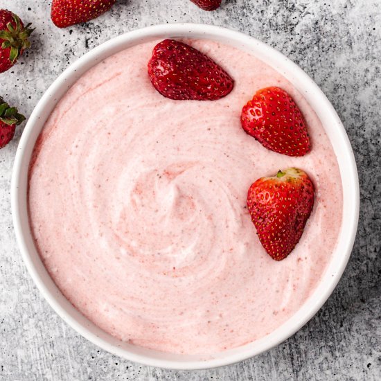 Keto Strawberry Mousse