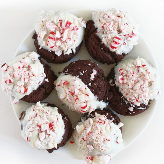 Peppermint Bark Cookies (GF/V)