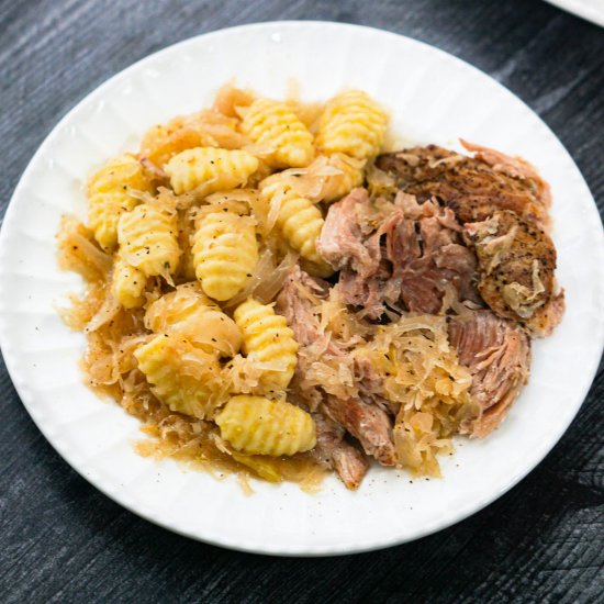 Pork Sauerkraut & Gnocchi