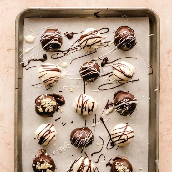 White Chocolate Truffles No Bake