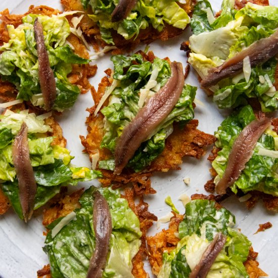 Caesar Salad Latkes