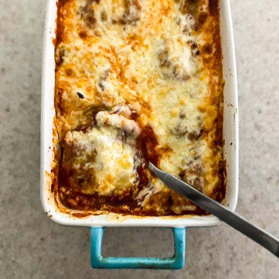 Baked Ravioli with Ricotta