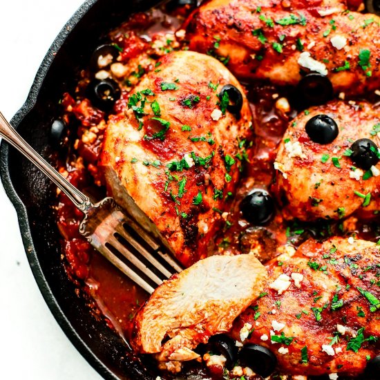 Mediterranean chicken recipe