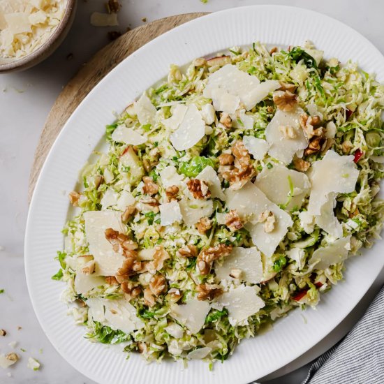 Shaved Brussels Sprouts Salad