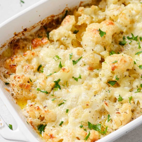 Cauliflower Au Gratin