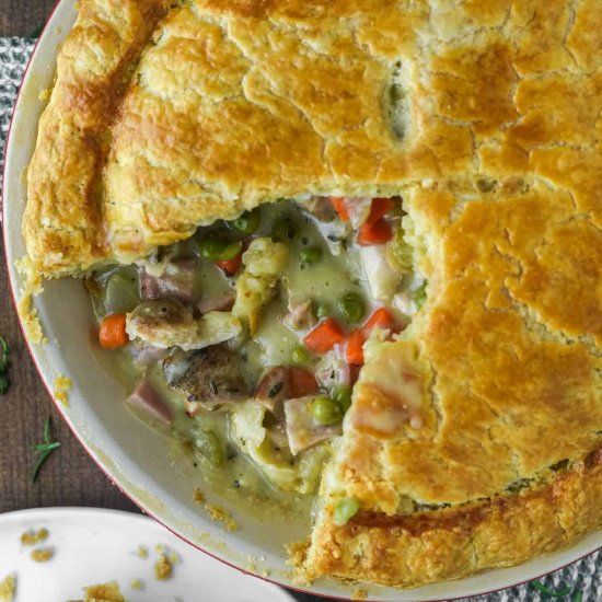 Chicken and Ham Pie