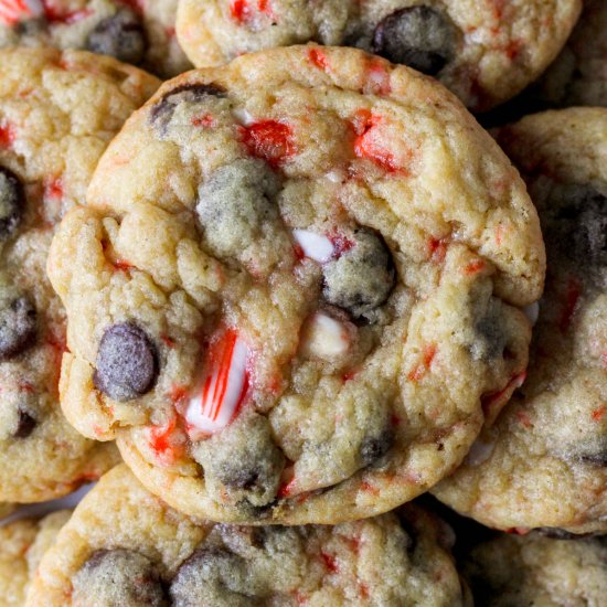 Peppermint Chocolate Chip Cookies