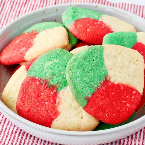 Red, White, and Green Polvorones