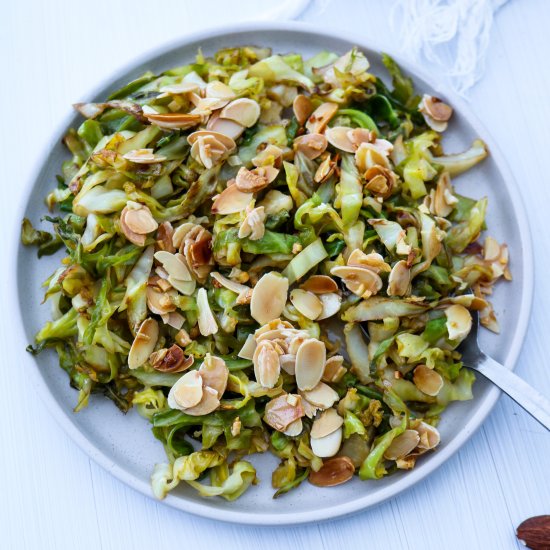 Cabbage with Almonds