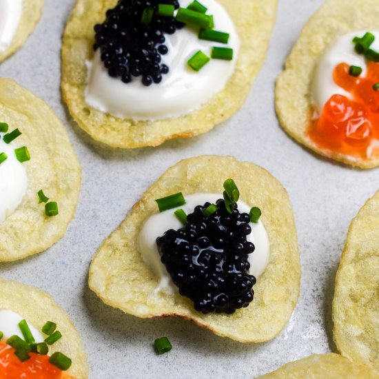 Caviar Crisps