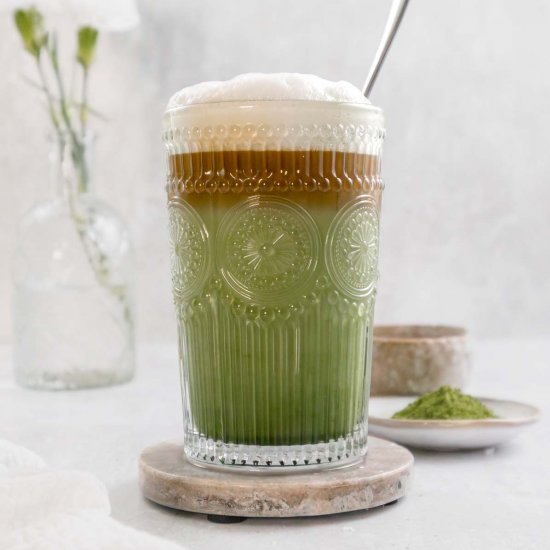 Dirty Matcha Latte