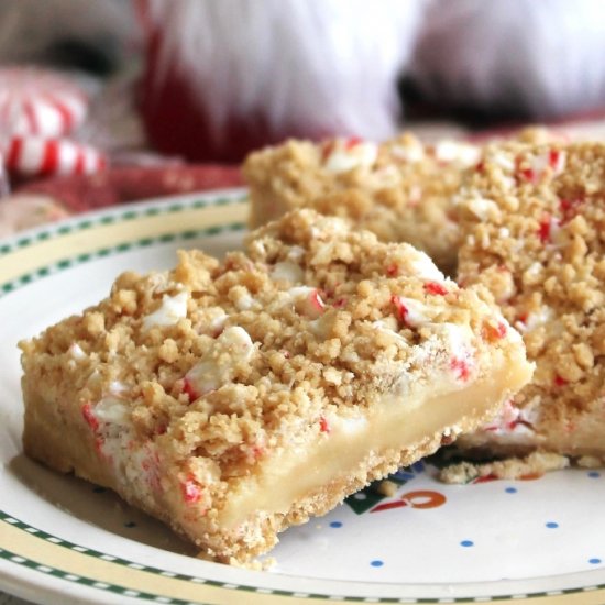 Peppermint Crumb Bars