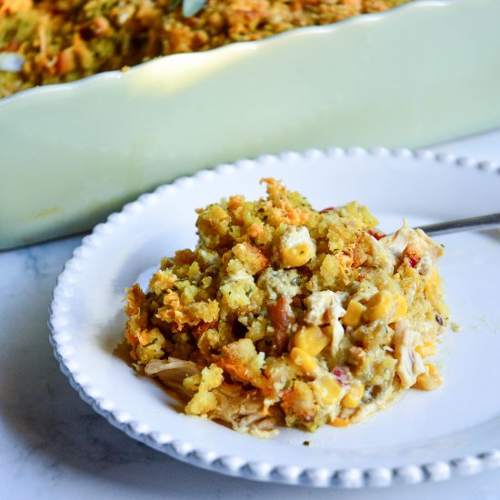 Chicken Stuffing Casserole