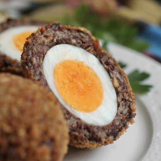 black pudding scotch eggs