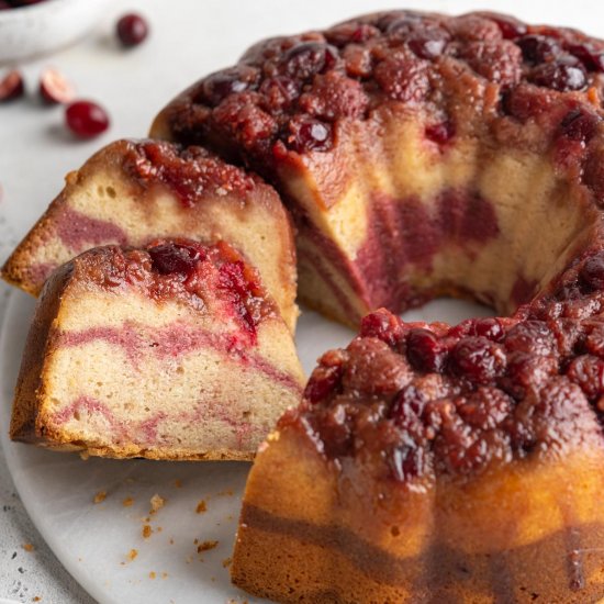 Cranberry Pound Cake