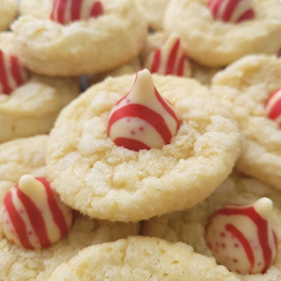 Peppermint Kiss Cookies