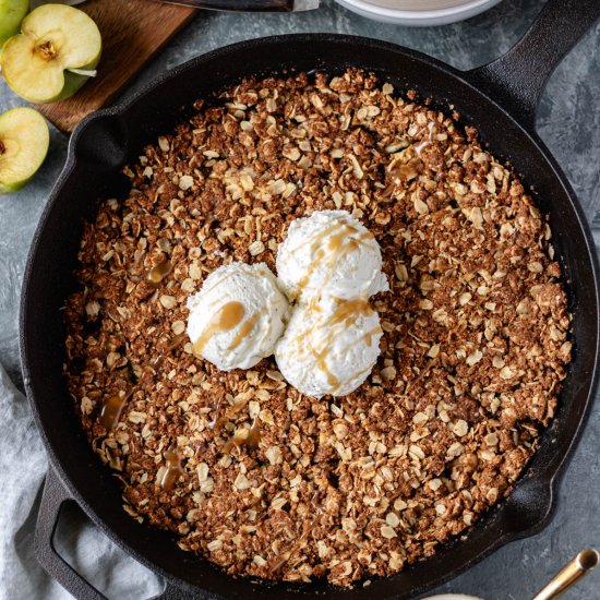 Gluten-Free Apple Crisp (GF, DF, V)