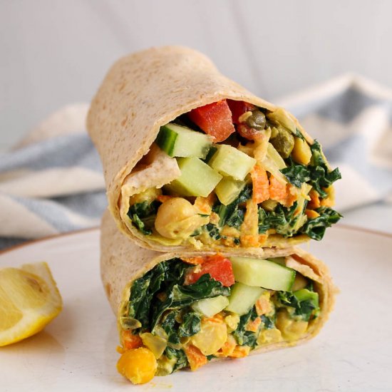 Vegan Kale Wraps