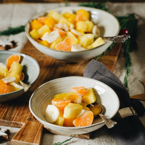 Christmas Fruit Salad Recipe