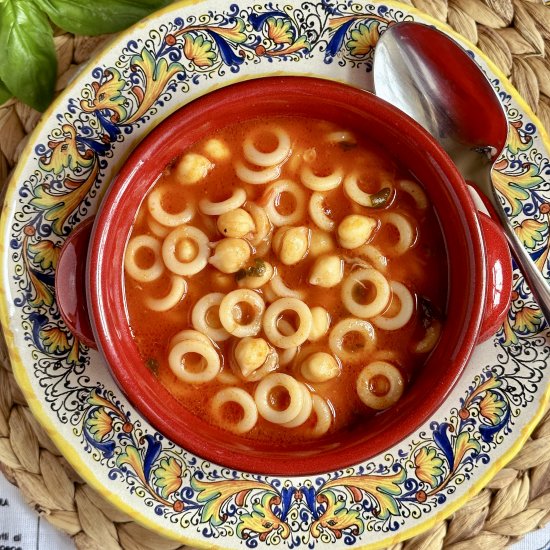 pasta with chick peas