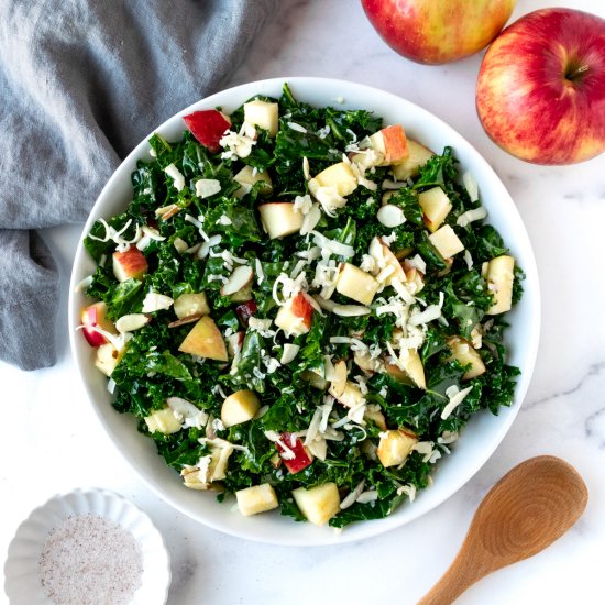 Kale Apple Cheddar Salad