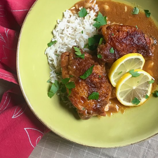 Lemon Apple Butter Chicken