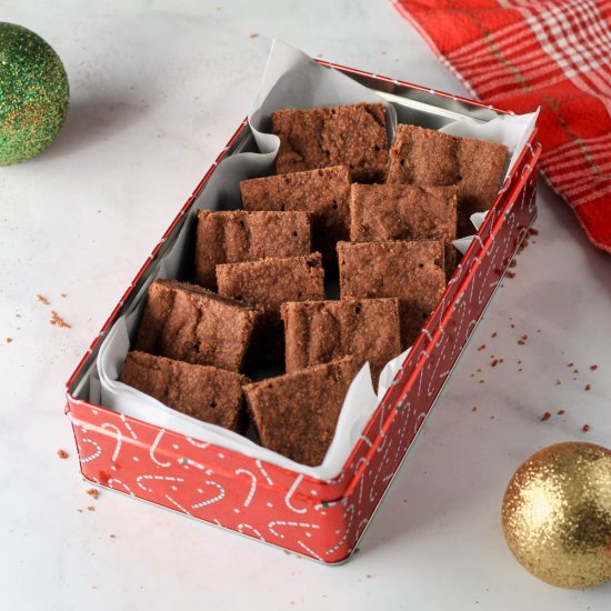 Vegan Chocolate Shortbread Cookies