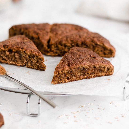 Gingerbread Oatmeal Scones