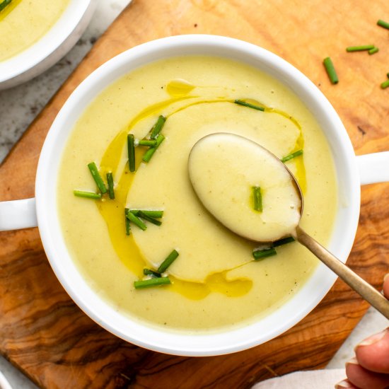 Vegan Potato Leek Soup