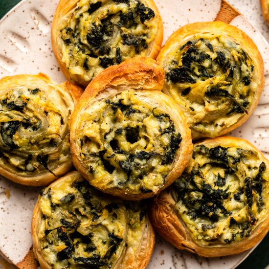 Spinach and Artichoke Pinwheels