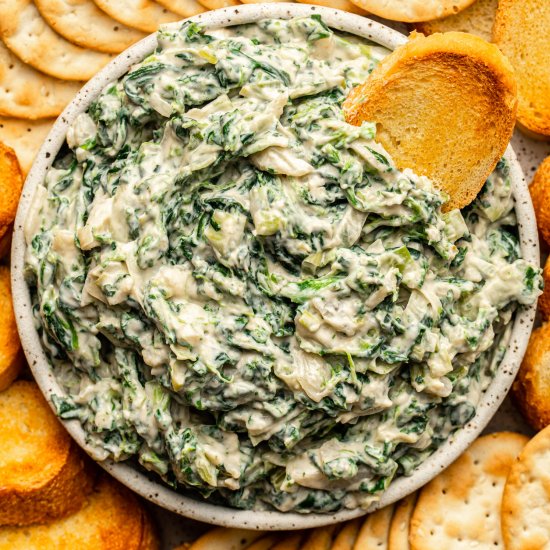 Best Ever Vegan Spinach Dip