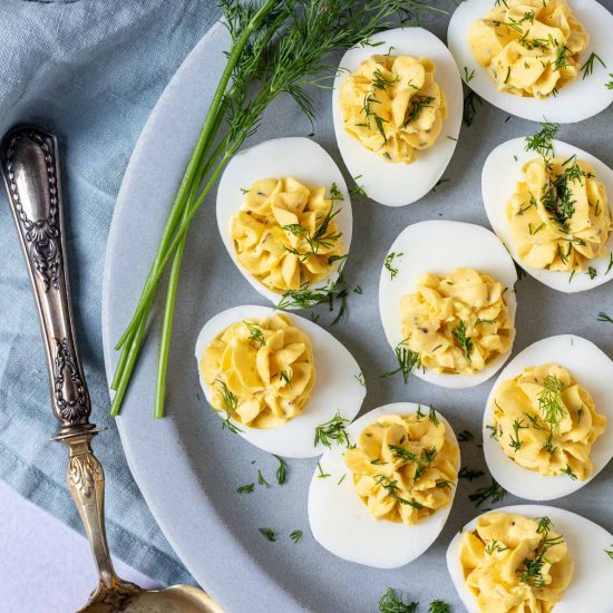 Truffle Deviled Eggs