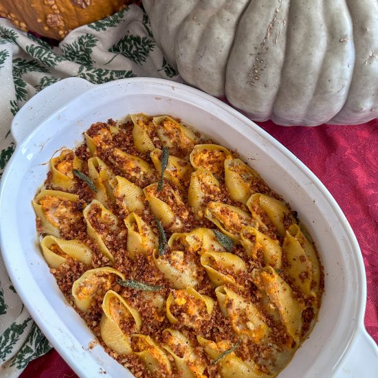 Pumpkin Stuffed Pasta Shells