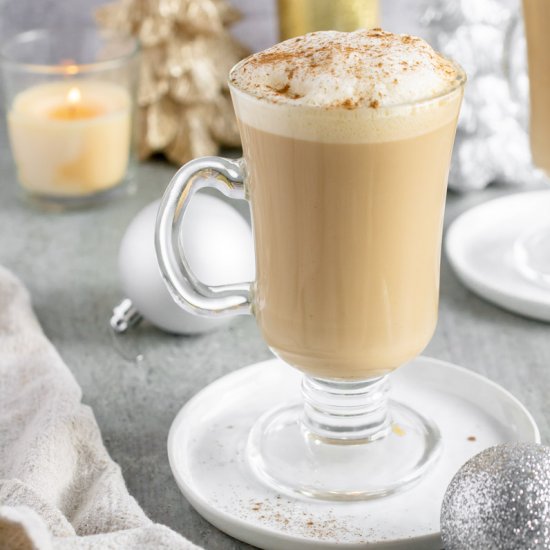 Easy Eggnog Latte