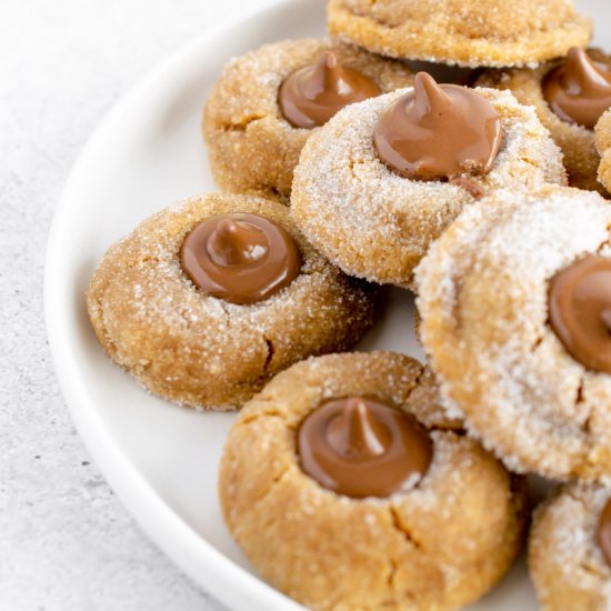 Gluten Free Peanut Butter Blossoms