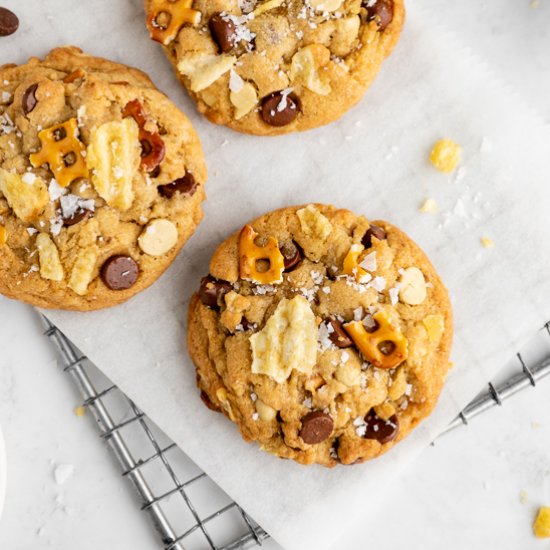 Vegan Kitchen Sink Cookies