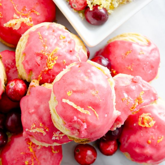 Lemon Cookies with Lemon Cranberry