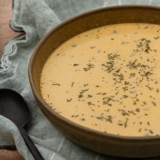 Garlic Potato Soup