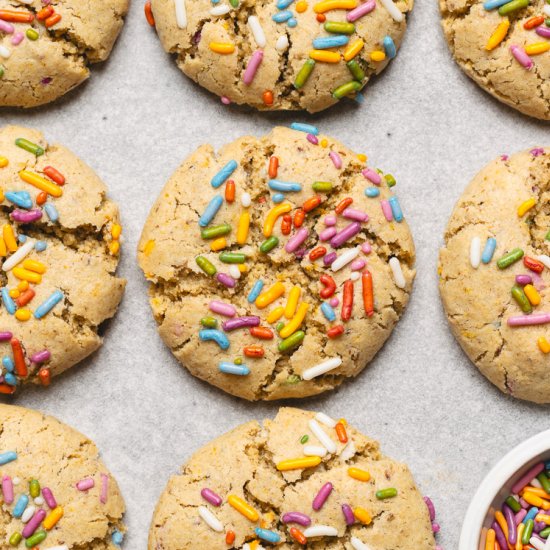 Vegan Funfetti Cookies