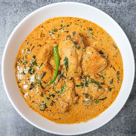 Methi Malai Chicken